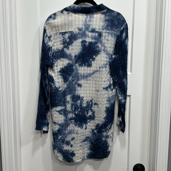 Tie Dye Collared Tunic - Size Medium - Picture 3 of 9